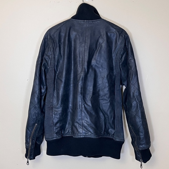 Nike Vintage Air Jordan Leather Jacket - Men's Size L - Black - Picture 5 of 12